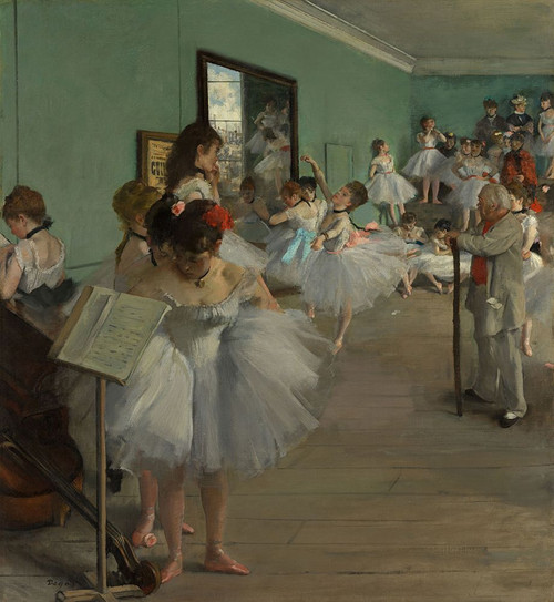 The Dance Class by Edgar Degas Poster Print - Edgar Degas