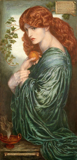 Proserpine Poster Print - Dante Gabriel Rossetti