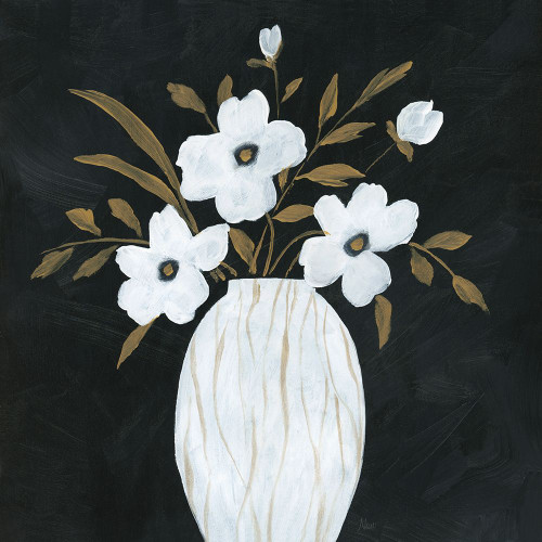 Silhouette Bouquet II Poster Print - Nan