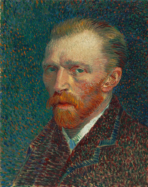 Self Portrait by Vincent Van Gogh Poster Print - Gogh Vincent Van - Item # VARPDXQCL1188