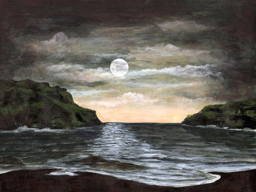 Midnight Seascape II Poster Print - Michael Willett - Item # VARPDX211123FN