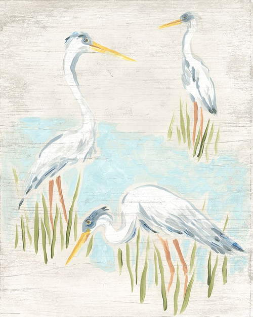 Driftwood Heron Vignette I Poster Print - June Erica Vess - Item # VARPDX210344FN