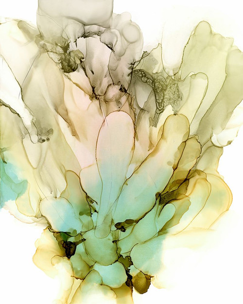 UA Flowing Peony II Poster Print - Jennifer Goldberger