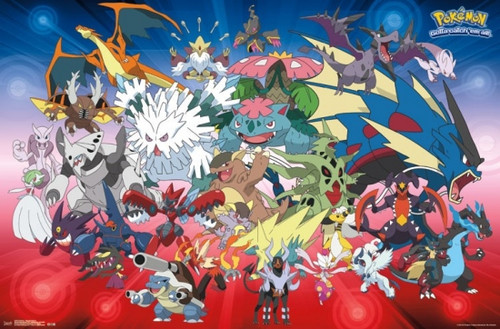 Pokemon - Mega Evolutions Poster Print - Item # VARTIARP14863 Pokemon - Mega Evolutions Poster Print - Item # VARTIARP14863