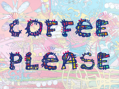 Coffee Please Poster Print - Dean Russo (32 x 24)