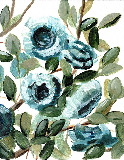 Farmhouse Blue Bush IV Poster Print - Marcy Chapman # VARPDXRB17209MCH