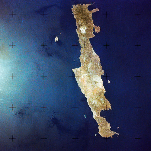The Island of Crete Viewed from Space Poster Print - NASA (24 x 24)