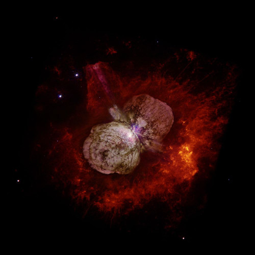 Hubble Space Telescope image of the star Eta Carinae Poster Print - NASA (12 x 12)