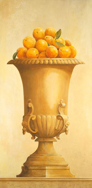 Oranges in Vase Poster Print - Hampton Hall (18 x 36)