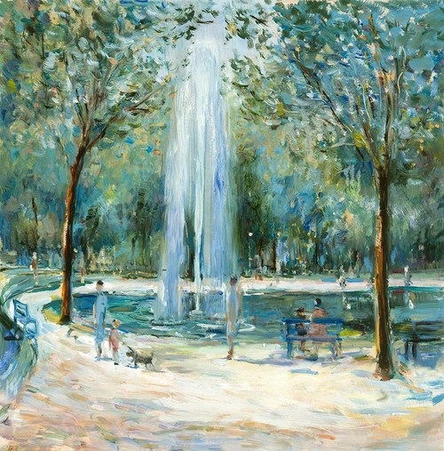 Parisian Afternoon III Poster Print - Marysia Burr (24 x 24)