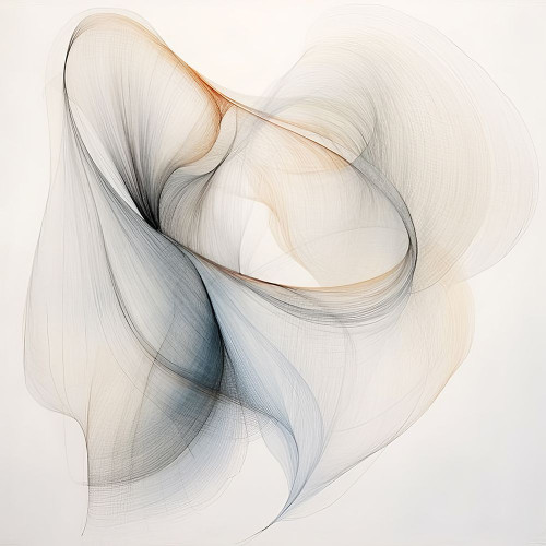 Abstract Organic Minimalist Gray II Poster Print - Irena Orlov (12 x 12)