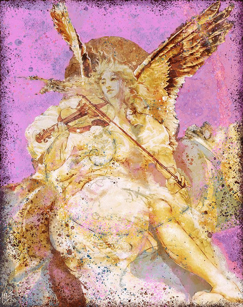 Fibonacci Angel Pink Poster Print - Marta Wiley # VARPDXGGG054
