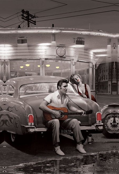 Legendary Crossroads Poster Print - Chris Consani (12 x 18)