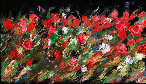 Red Rose Floral Poster Print - Marta Wiley # VARPDXGGG032