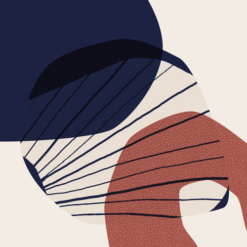 Minimalist Shapes 3 Poster Print - Epiphany Urban (12 x 12)