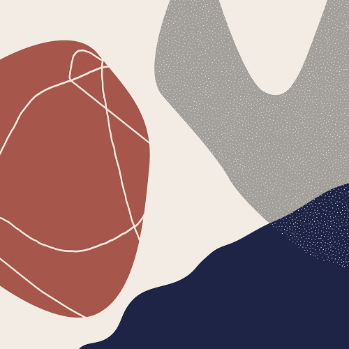 Minimalist Shapes 2 Poster Print - Epiphany Urban (12 x 12)