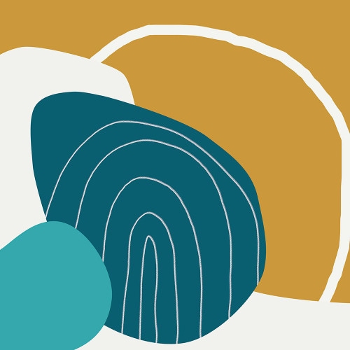 Minimalist Playful 5 Poster Print - Epiphany Urban (12 x 12)