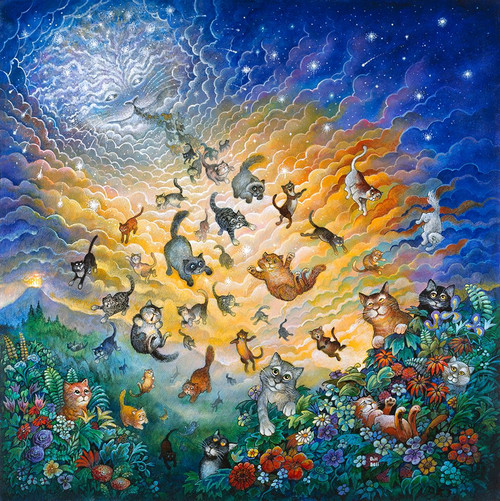 The Creation Of Cats Poster Print - Bill Bell (24 x 24)
