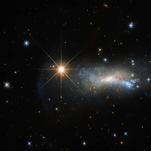 Galaxy NGC 7250 Poster Print - NASA (24 x 24)