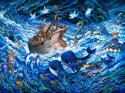 Noahs Voyage Poster Print - Bill Bell (33 x 24)