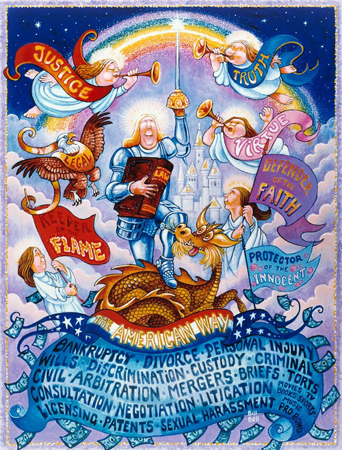The Lawyer Poster Print - Bill Bell (12 x 16)