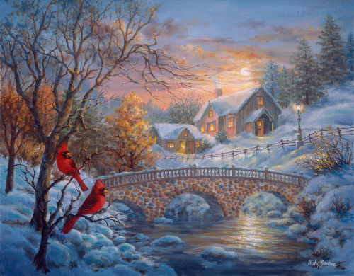 Winter Sunset Poster Print - Nicky Boehme (31 x 24)