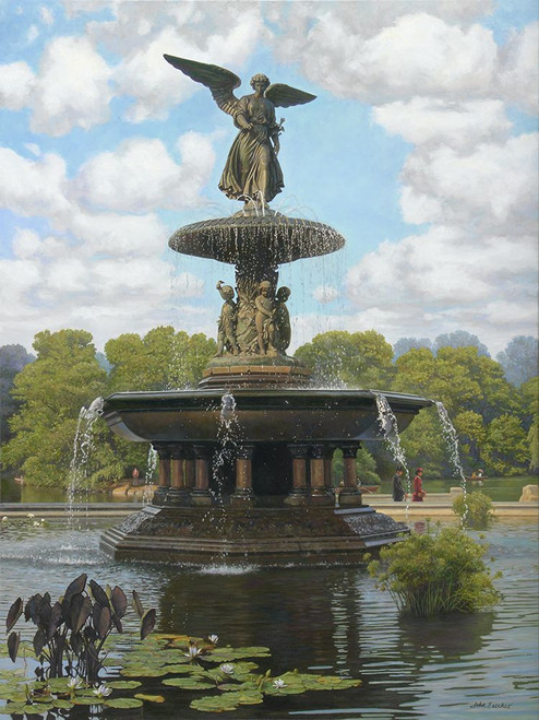 The Fountain Poster Print - John Zaccheo (24 x 32)