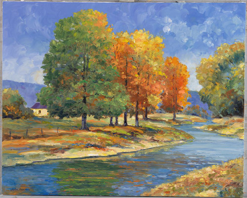 New England Autumn Poster Print - John Zaccheo (30 x 24)