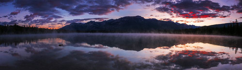 Sunrise at Edith Lake-Jasper National Park-Alberta-Canada Poster Print - Russ Bishop # VARPDXCN01RBS0169