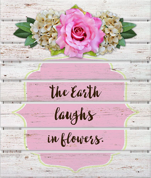 The Earth Laughs In Flowers Poster Print - Tina Lavoie (12 x 14)