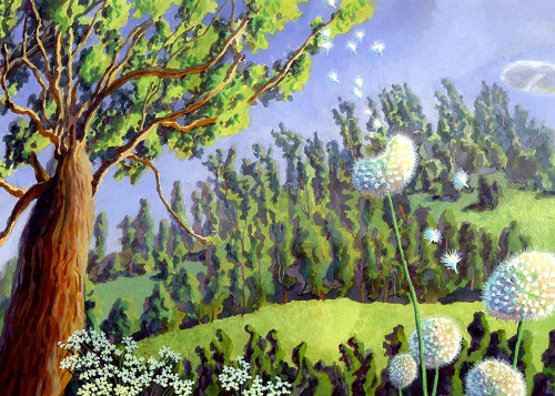 Summer Melody Poster Print - John Wang # VARPDX82121