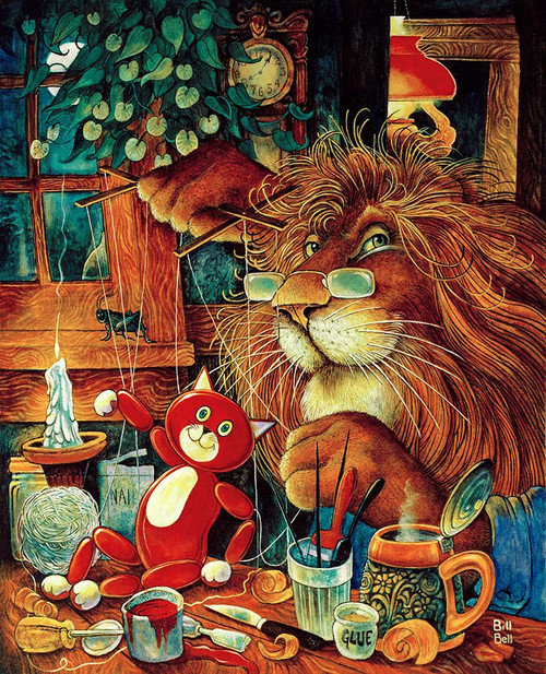 Pinnochio Cat Poster Print - Bill Bell (24 x 30)