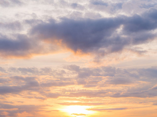 Beautiful sunset sky Poster Print - Assaf Frank (24 x 18)