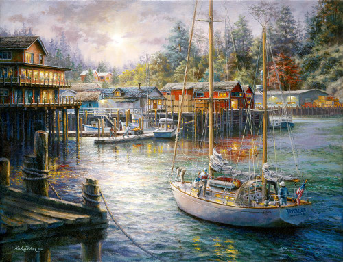 Harbor Poster Print - Nicky Boehme (31 x 24)