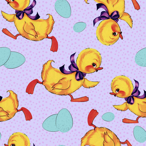 Cute Ducking Pattern Poster Print - Tina Lavoie (24 x 24)
