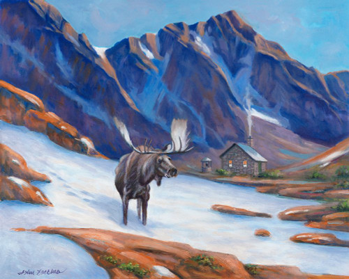 High in the Rockies Poster Print - John Zaccheo (12 x 10)