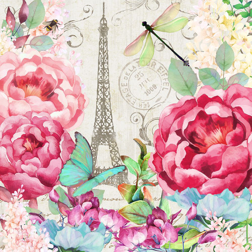 Le Printempsa Paris Poster Print - Tina Lavoie (12 x 12)