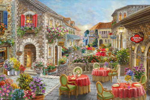 Fiori Caffes Poster Print - Nicky Boehme (24 x 16)