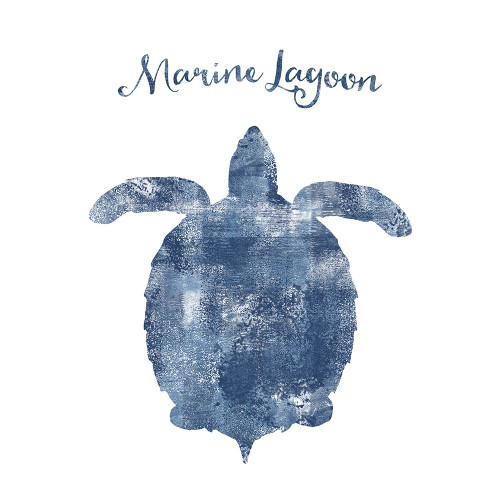 Turtle Marine Lagoon Poster Print - Tina Lavoie (24 x 24)