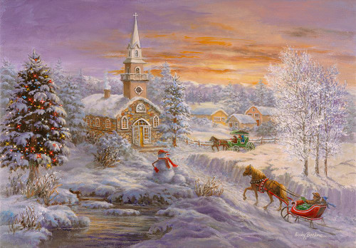 Holiday Worship Poster Print - Nicky Boehme (24 x 17)