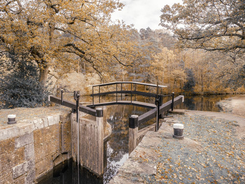 Canal lock Poster Print - Assaf Frank (24 x 18)
