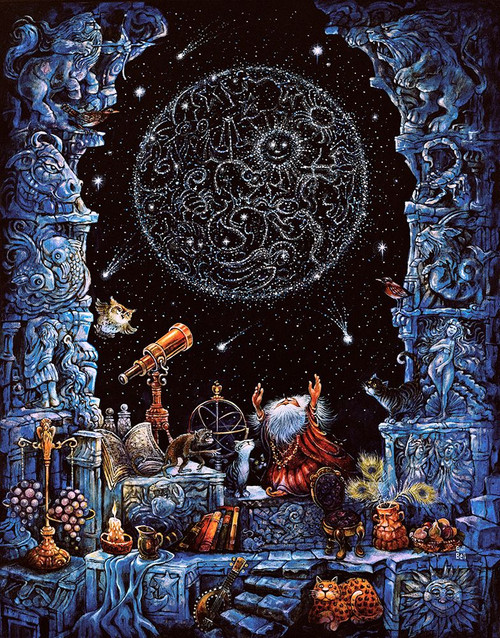 Astrologer Poster Print - Bill Bell (12 x 15)