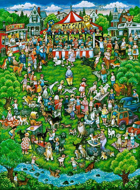 Dog Show Poster Print - Bill Bell (12 x 16)