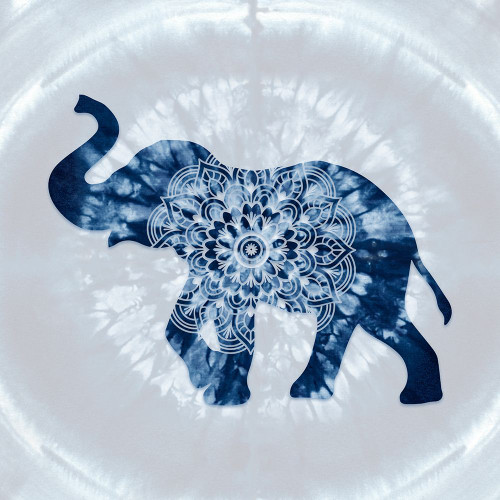 elephant Mandala Poster Print - Tina Lavoie (12 x 12)