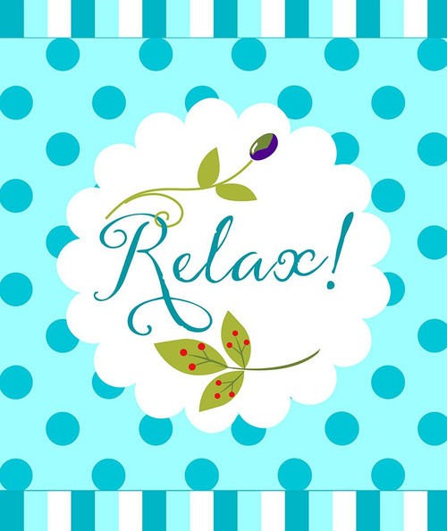 Relax Poster Print - Tina Lavoie (12 x 14)