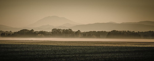 Sauvie Island Serenity Poster Print - Don Schwartz (36 x 14)