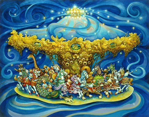 Carousel Poster Print - Bill Bell (30 x 24)