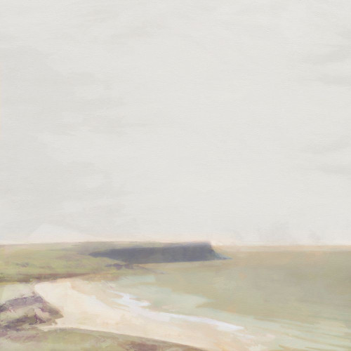 Cornish Headland Poster Print - Noah Bay (12 x 12)