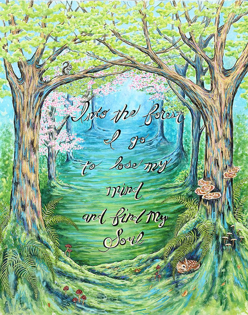 Into the Forest Poster Print - Martin Wickstrom (18 x 24)