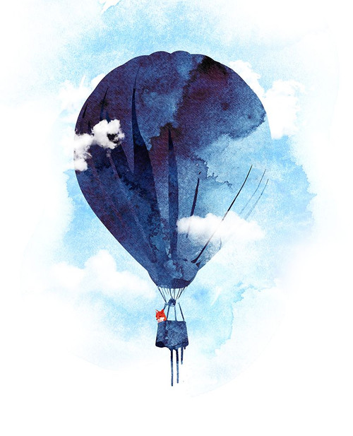 Bye Bye Baloon Poster Print - Robert Farkas (24 x 30)
